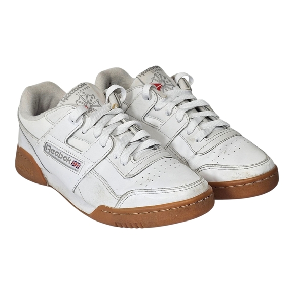 Reebok Shoes - Reebok White and Brown Sneakers
